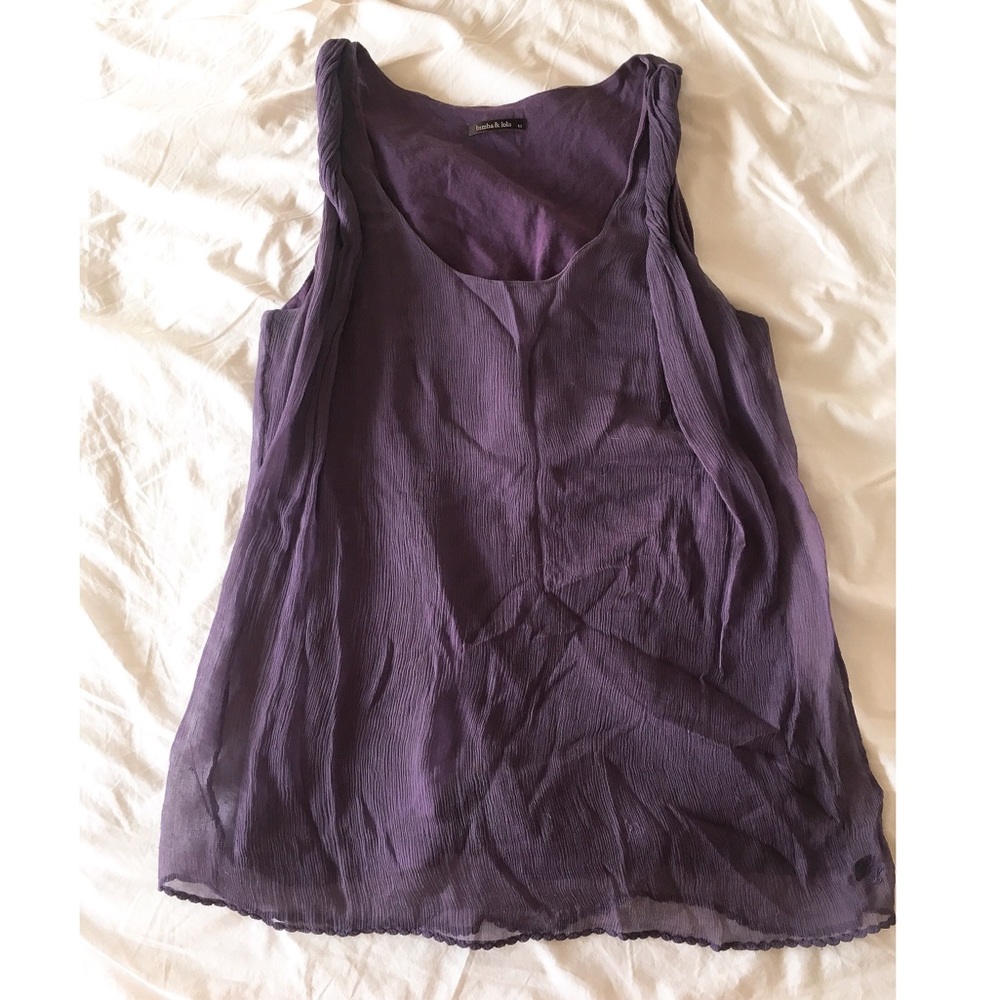 🌟SALE🌟Bimba and Lola purple top sz M